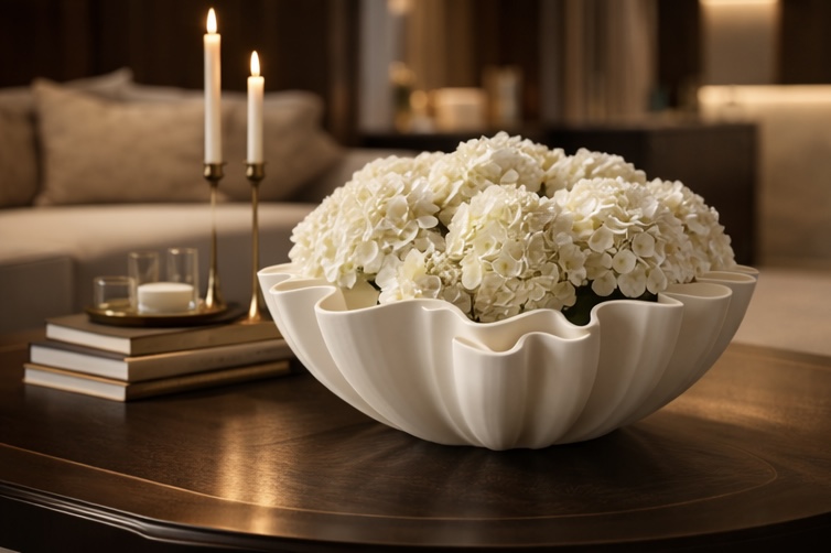 Elegant dekorativ designskål - Bilde 3