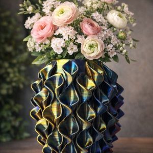 Iriserende Designvase